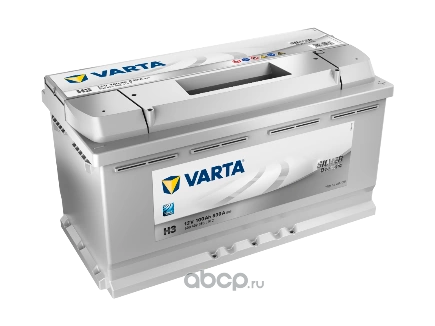 Аккумулятор VARTA Silver Dynamic 100 А/ч обратная R+ H3 353x175x190 EN830 А купить 14 230 ₽
