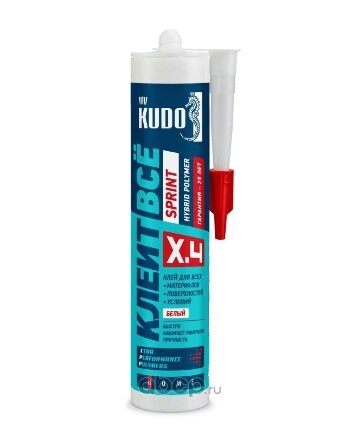 Клей KUDO Клеит Все SPRINT на основе гибридных полимеров белый 280 мл KX-4W KUDO KUDO купить 611 ₽